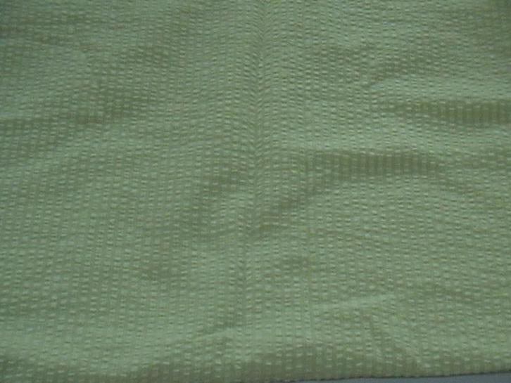 Mooie NIEUWE groene stof, gesculpt patroon, zie foto's, Hobby en Vrije tijd, Stoffen en Lappen, Nieuw, 30 tot 120 cm, 30 tot 200 cm