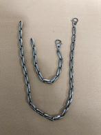 Ketting plus arm band (edelmetaal), Ophalen of Verzenden, Zo goed als nieuw