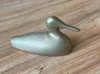 koperen Eendenbeeldje h6L10b4, Verzamelen, Beelden en Beeldjes, Ophalen of Verzenden, Gebruikt, Dier