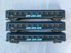 3x Jouef NS Plan K intercity wagons, Gebruikt, Jouef, Gelijkstroom of Wisselstroom, Wagon