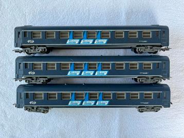 3x Jouef NS Plan K intercity wagons beschikbaar voor biedingen