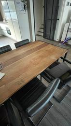Eettafel Mangohout + Stalen frame 200x90, Huis en Inrichting, Ophalen, Overige materialen, 200 cm of meer, 50 tot 100 cm