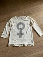 Zomer truitje/t-shirt met 3/4 mouw zacht geel, maat M, Ophalen of Verzenden, Zo goed als nieuw, Geel