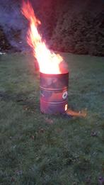 Olievat brandton vuurton 200 liter, Ophalen, Gebruikt