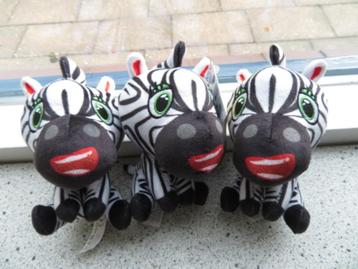 4 exemplaren van Zoë Zebra van Lidl Safari knuffels 2024 beschikbaar voor biedingen