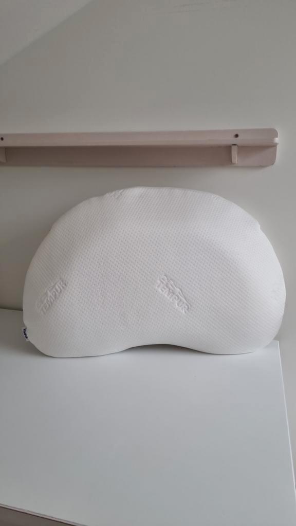 Tempur Sonata Kussen Size Medium., Huis en Inrichting, Slaapkamer | Beddengoed, Zo goed als nieuw, Kussen, Eenpersoons, Wit, Ophalen of Verzenden