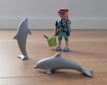 Playmobil 5876 Dolfijnentrainster met baby dolfijnen beschikbaar voor biedingen