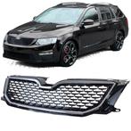 Sport Grill Geschikt Skoda Octavia 5E Glans Zwart Chrome, Auto diversen, Ophalen of Verzenden