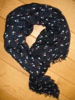 ATMOSPHERE sjaal donkerblauw met rood witte stip, Atmosphere, Maat 46/48 (XL) of groter, Ophalen of Verzenden, Zo goed als nieuw