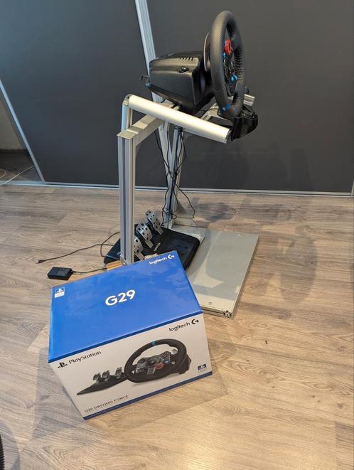 Racestuur Logitech G29 driving force, versnelling en frame, Spelcomputers en Games, Spelcomputers | Overige Accessoires, Gebruikt