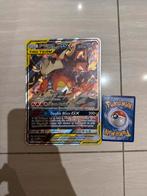 Reshiram & Charizard GX Mega Pokémon Kaart, Ophalen of Verzenden, Gebruikt, Losse kaart, Foil