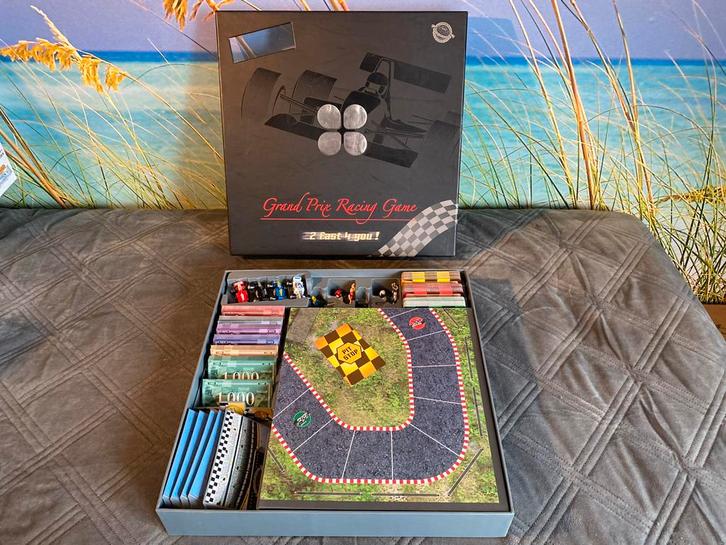 Grand Prix Racing Spel,  Bordspel zgan, Hobby en Vrije tijd, Gezelschapsspellen | Bordspellen, Zo goed als nieuw, Ophalen of Verzenden