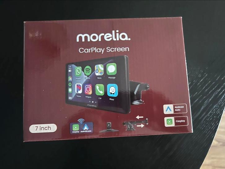 Morelia CarPlay Scherm 7 inch- Apple CarPlay & Android, Auto diversen, Autonavigatie, Zo goed als nieuw, Ophalen