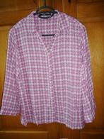 Blouse rose en wit met bloemetjes, Ophalen of Verzenden, Zo goed als nieuw, Roze, Maat 36 (S)