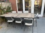 Ottowa uitschuifbare tuintafel 205-265x100cm keramisch blad, Tuin en Terras, Tuintafels, Ophalen, Zo goed als nieuw, Rechthoekig