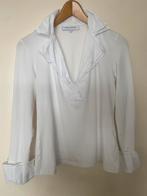Prachtige blouse van Anna Fontaine, Ophalen of Verzenden, Zo goed als nieuw, Maat 38/40 (M), Wit