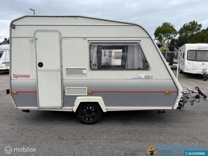Beyerland Sprinter 350-2 incl voortent, Caravans en Kamperen, Caravans, Bedrijf, tot en met 2, 500 - 750 kg, Beyerland, 5 tot 6 meter