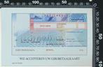 Sticker: Postbank - Wij accepteren uw Girobetaalkaart (2), Ophalen of Verzenden, Zo goed als nieuw, Bedrijf of Vereniging