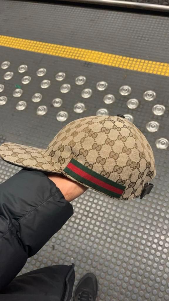 Gucci Pet XXXL 62cm, Kleding | Heren, Hoeden en Petten, Zo goed als nieuw, Pet, 60 cm (XL, 7½ inch) of meer, Ophalen of Verzenden