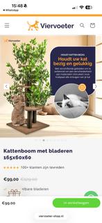 Kattenboom met bladeren, Dieren en Toebehoren, Ophalen of Verzenden, Nieuw, Krabpaal