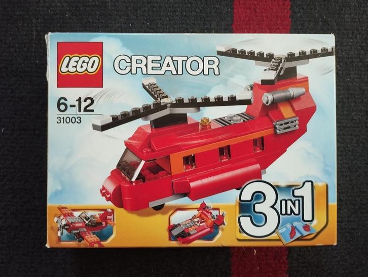 LEGO Creator Rode Rotors - 31003, Kinderen en Baby's, Speelgoed | Duplo en Lego, Gebruikt, Lego, Complete set, Ophalen of Verzenden
