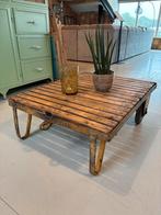 Trolley, Salontafel, Vintage bijzettafel, Palletwagen, Ophalen