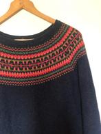 Gebreide jurk seasalt donkerblauw M/L, Kleding | Dames, Ophalen of Verzenden, Zo goed als nieuw, Blauw, Knielengte