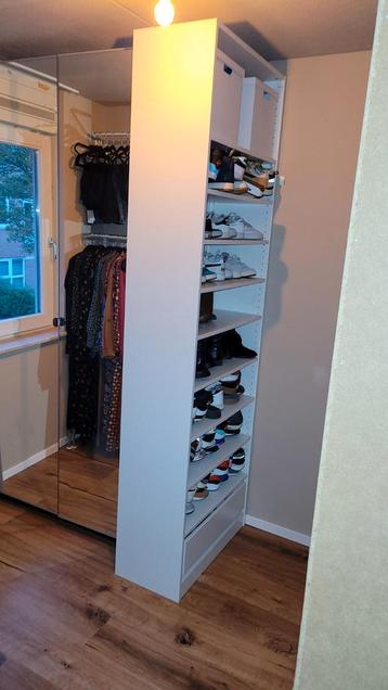 Pax ikea kledingkast kast wit met Lade & Planken - afbeelding 3