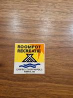 2607 Roompot Recreatie Kamperland Sticker, Ophalen of Verzenden, Gebruikt