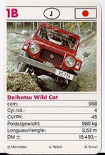 Kw1617 autokaartje 1b daihatsu wild cat, Verzamelen, Ophalen of Verzenden, Zo goed als nieuw, Auto's