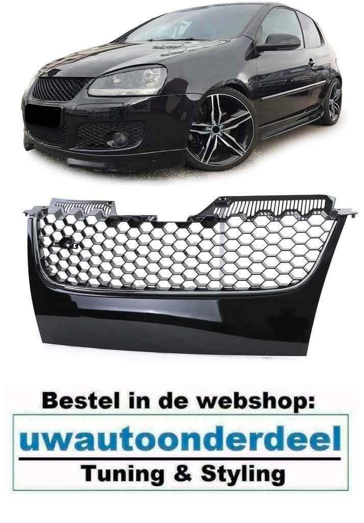 Honingraat Grill met Chrome Bies Geschikt Voor Vw Golf 5 GTI, Auto diversen, Tuning en Styling, Ophalen of Verzenden