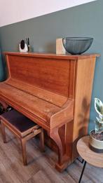 Glass Piano hout + kruk, Muziek en Instrumenten, Piano's, Ophalen, Gebruikt