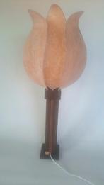 Tulp vloer/tafellamp design Mark Croes,lees de beschrijving, Ophalen of Verzenden, Hout, Minder dan 50 cm