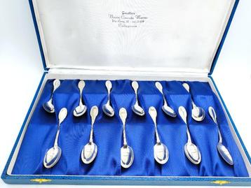 Zilveren theelepels, 12-delig, G. Rino, Selvazza-no Dentro beschikbaar voor biedingen