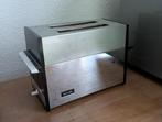 Retro Philips broodrooster metaal, Witgoed en Apparatuur, Broodroosters, Ophalen, Zo goed als nieuw, Uitneembare kruimellade