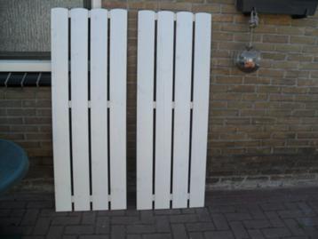 Massief grenen hekken / white-wash beschikbaar voor biedingen