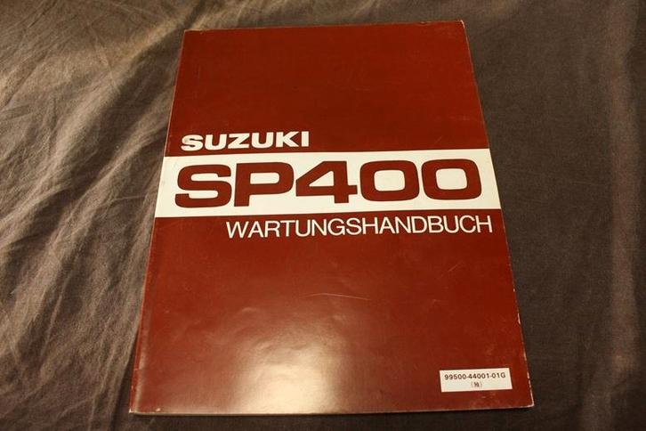 Suzuki SP400 wartungs handbuch duits handboek DR400 GN400, Motoren, Handleidingen en Instructieboekjes, Suzuki, Ophalen of Verzenden