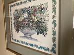 Mooie afbeelding van een schaal met bloemen, Ophalen, Zo goed als nieuw, Foto of Poster