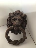 Antieke deurklopper leeuw, Antiek en Kunst, Curiosa en Brocante, Ophalen of Verzenden