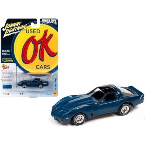1982 Chevy Corvette van Johnny Lightning MC032 B4, Hobby en Vrije tijd, Modelauto's | Overige schalen, Nieuw, Auto, Ophalen of Verzenden