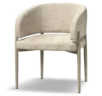 6x Japandi Beige Eetkamerstoelen beschikbaar voor biedingen