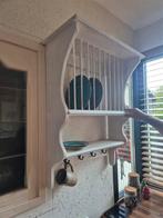 Whitewash bordenrek, Huis en Inrichting, Ophalen, Gebruikt, 25 tot 50 cm, Minder dan 100 cm