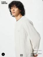 Kaws Winter Beige + groen maat L, Kleding | Heren, Maat 52/54 (L), Uniqlo, Beige, Nieuw