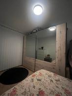 kledingkast met spiegeldeuren, Huis en Inrichting, Slaapkamer | Complete slaapkamers, Ophalen, Gebruikt, Tweepersoons