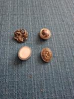 4 sjaalspelden, Hobby en Vrije tijd, Naaien en Fournituren, Ophalen of Verzenden, Gebruikt, Knoop of Knopen