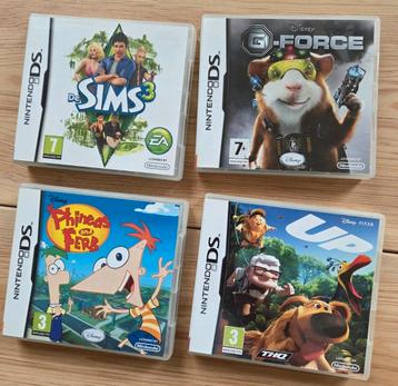 4 lege doosjes Nintendo DS spelletjes beschikbaar voor biedingen