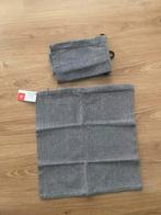 2 nieuwe kussenhoezen donkerblauw/wit 100% katoen, Huis en Inrichting, Woonaccessoires | Kussens, Ophalen of Verzenden, Nieuw