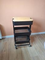 Ikea trolley Råskog / Norråva, Huis en Inrichting, Zo goed als nieuw, 3 of 4 laden, Minder dan 100 cm, 25 tot 50 cm