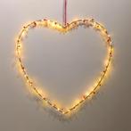 Mooi groot (56 cm) hart kerstkrans met stekker, Diversen, Kerst, Ophalen