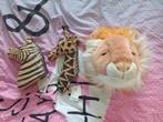 Jungle wandbekleding + jungle knuffels, Ophalen of Verzenden, Zo goed als nieuw, Overige typen